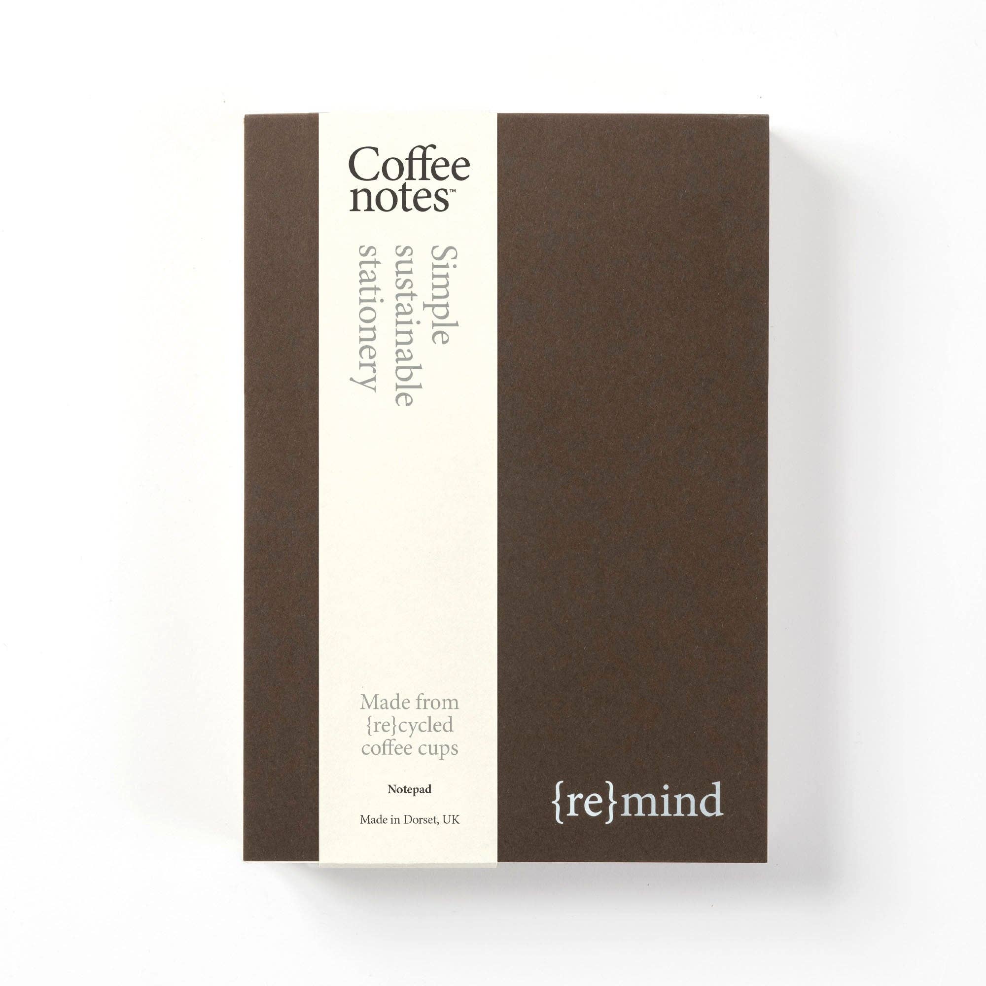 Coffeenotes – wholesale Notepad – Espresso Organiser Pad