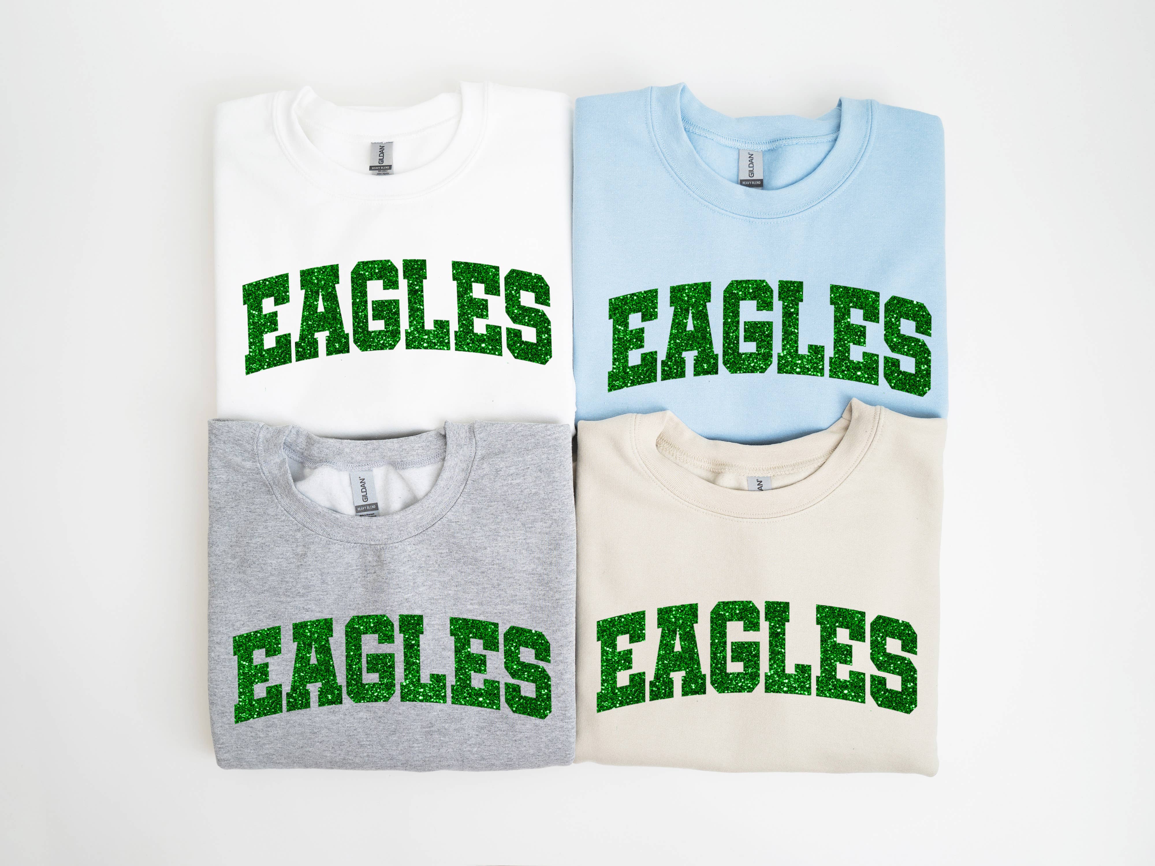 One Nine - Vendita all'ingrosso Felpa - Donna - Felpa personalizzata Eagles / Maglietta Eagles - Glitter1