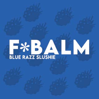 Blue Razz Lippenbalsam mit Slushie-Geschmack, 18 Packungen für den Großhandel von The F*Balm