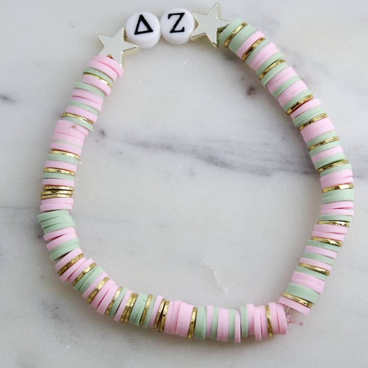 Delta Zeta Bracelet for wholesale by White Daisy Jewelry LLC