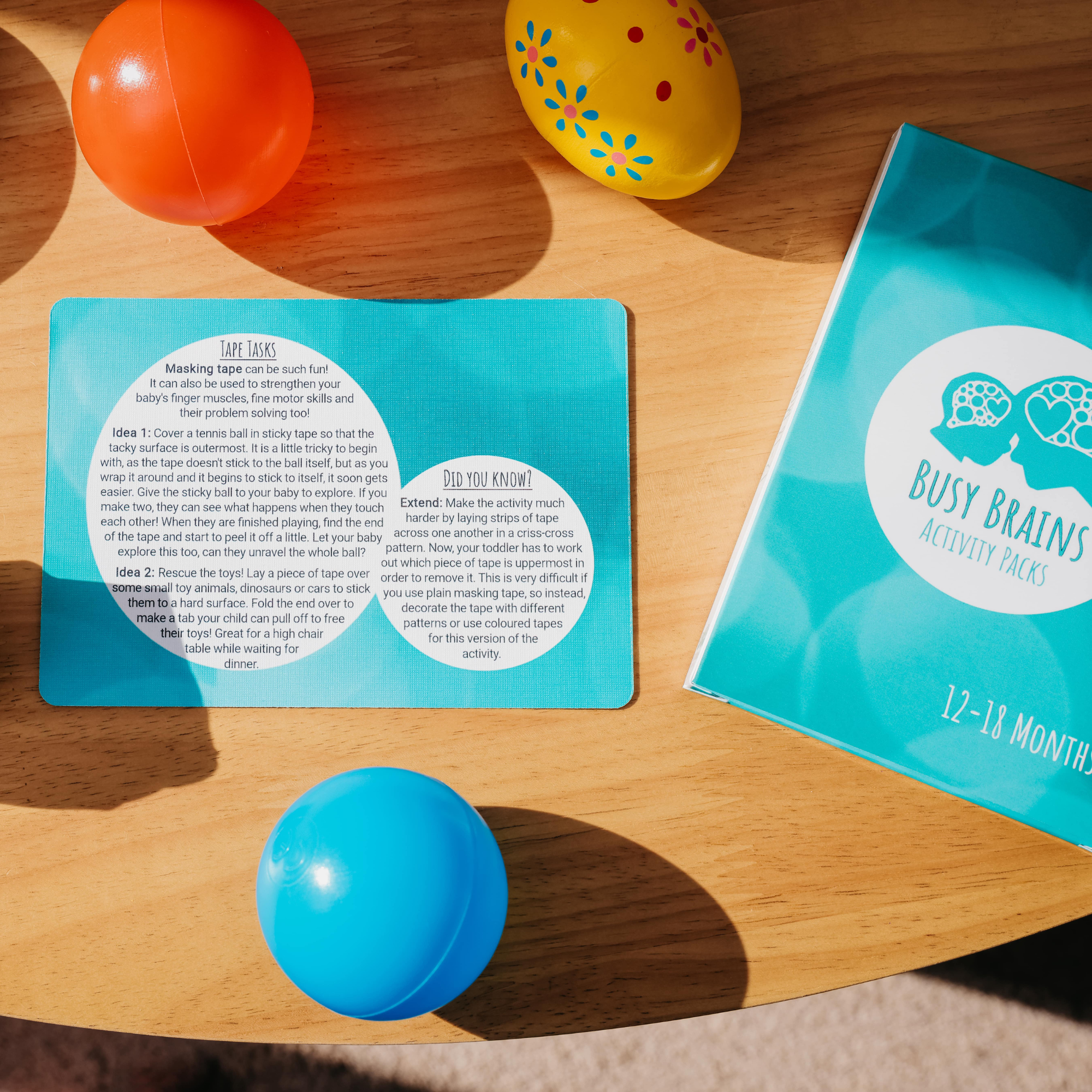 Busy Brains Activity Packs - Wholesale Learning Cards - Kids & Baby - 12-18 Months Activity Cards | Toys and Learning | Gift5