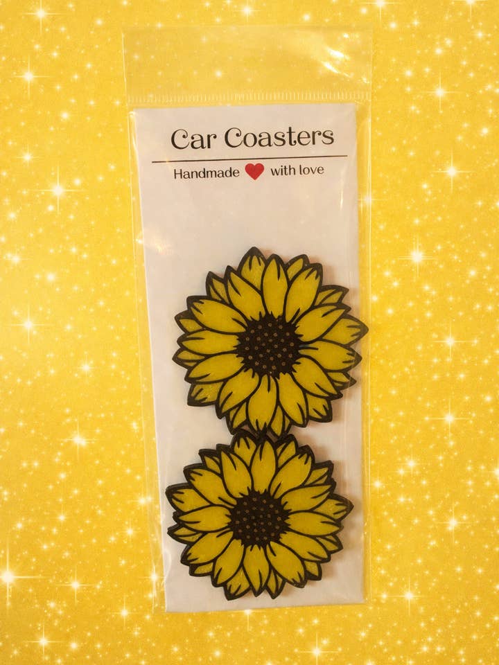 Posavasos de coche de girasol para venta al por mayor de DLC Creations