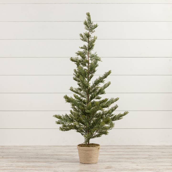 Ragon House - Wholesale Artificial Plant - 47.25" PINE W/ BRAIDED POT