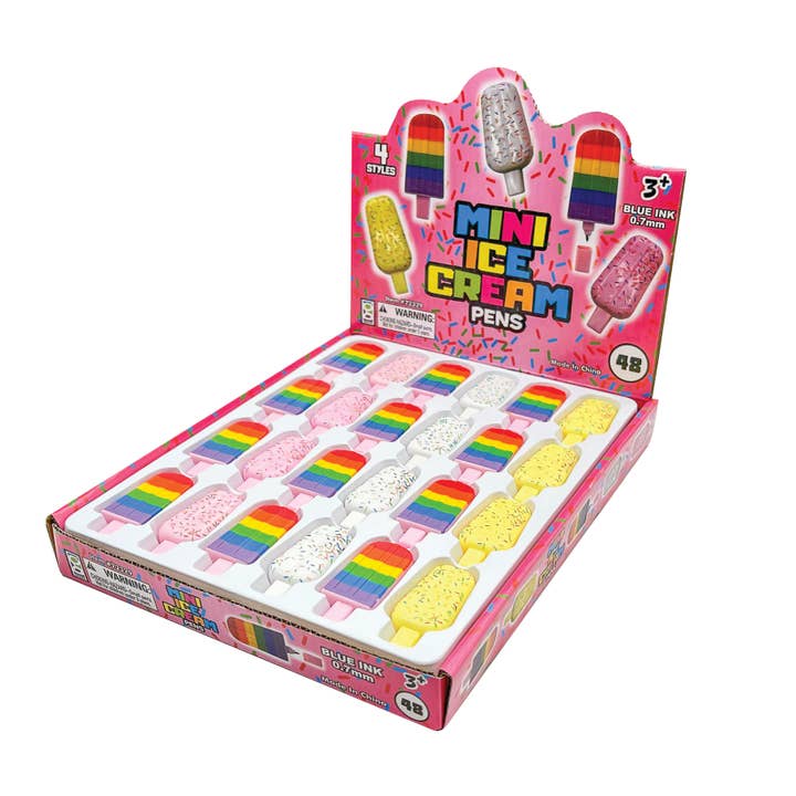 Geddes - Wholesale Pen - MINI ICE CREAM PENS 48/DSP