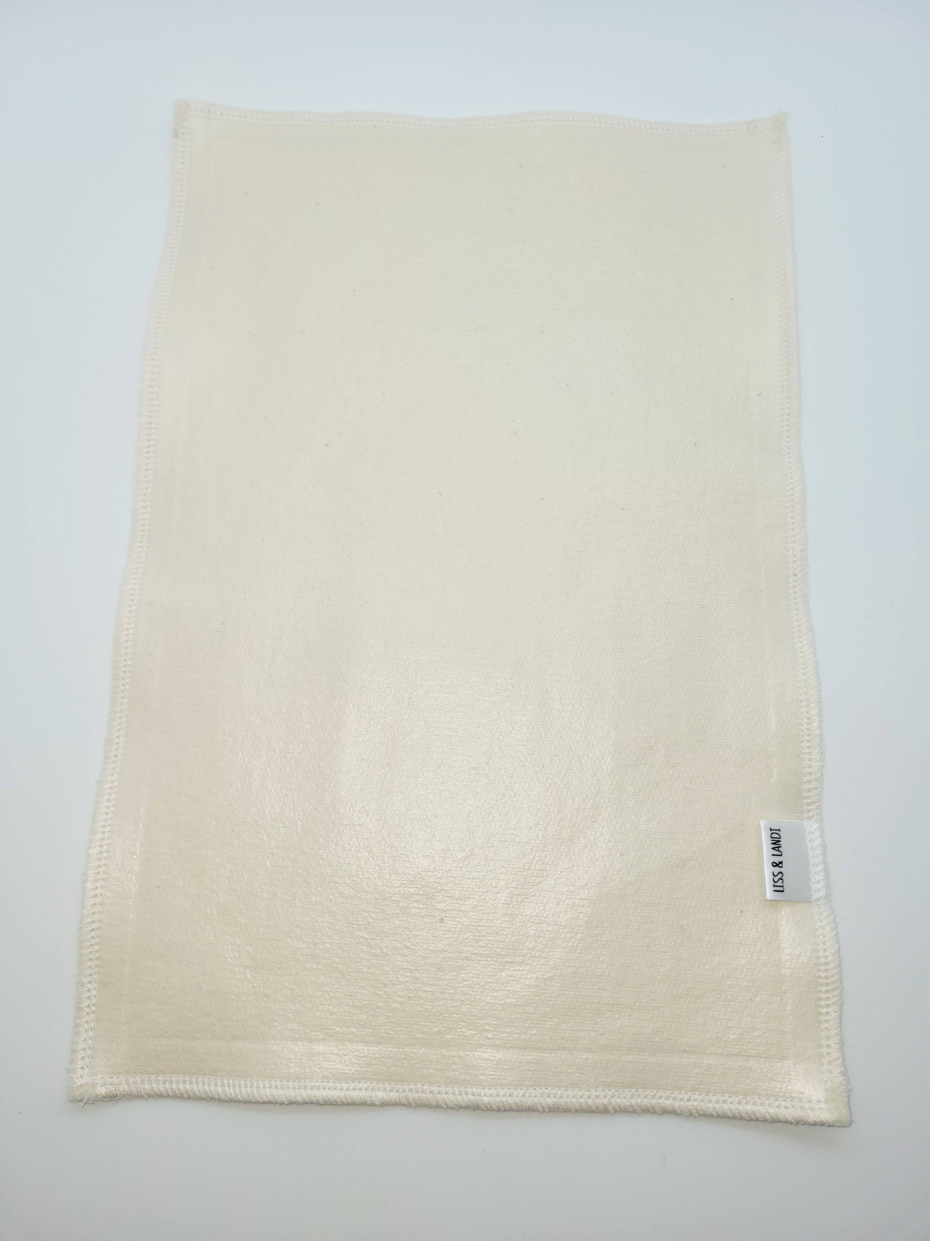 LISS & LANDI - Wholesale Cotton Pad - Cloth for Organic Castor Oil - Single Ply PUL Pack2