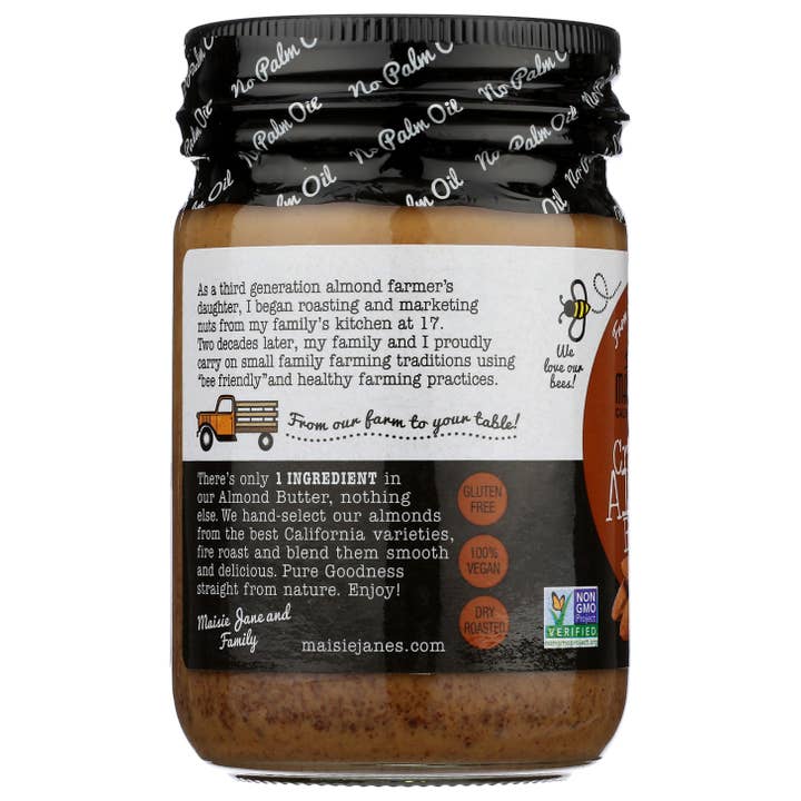 Maisie Jane’s - Wholesale Nut Butter - Almond Butter, Crunchy, No Palm Oil, No added sugar or Salt