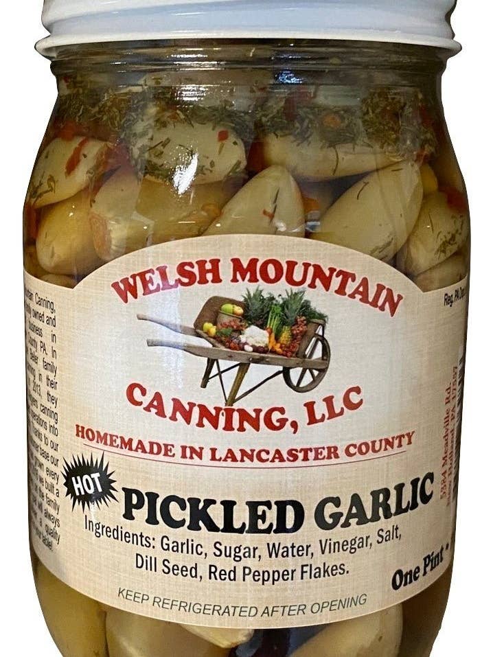 HOT PICKLED GARLIC - Delicious Nutritious Cloves with a Spicy Kick for wholesale by Saving Shepherd
