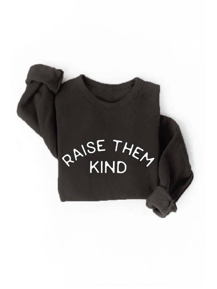 OAT COLLECTIVE - Wholesale Graphic Sweatshirt - Women's - RAISE THEM KIND Graphic Sweatshirt1