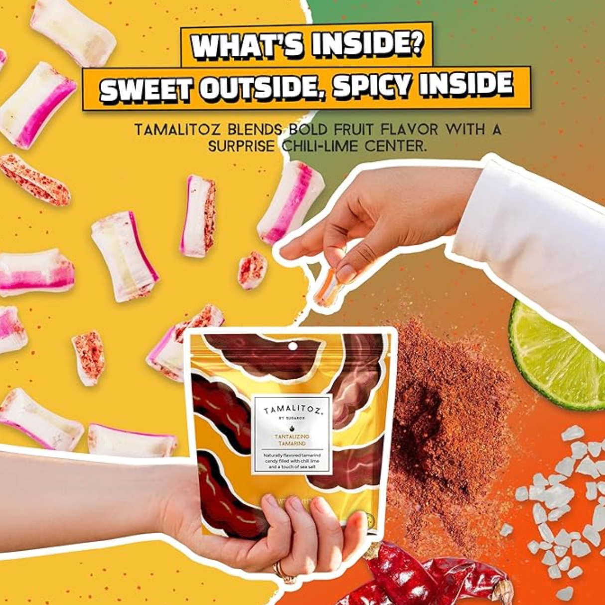 Sugarox Candy Studio LLC – wholesale Hårt godis – Tantalizing tamarind Tamalitoz-godis 12 st1