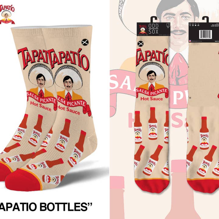 Odd Sox – wholesale Socks – Men's – Tapatio Bottles - Mens Crew Straight