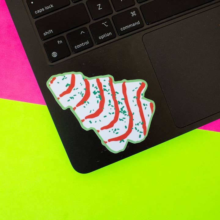 Doctor Scribble - Wholesale Sticker - Christmas Tree Cake Vinyl Sticker5