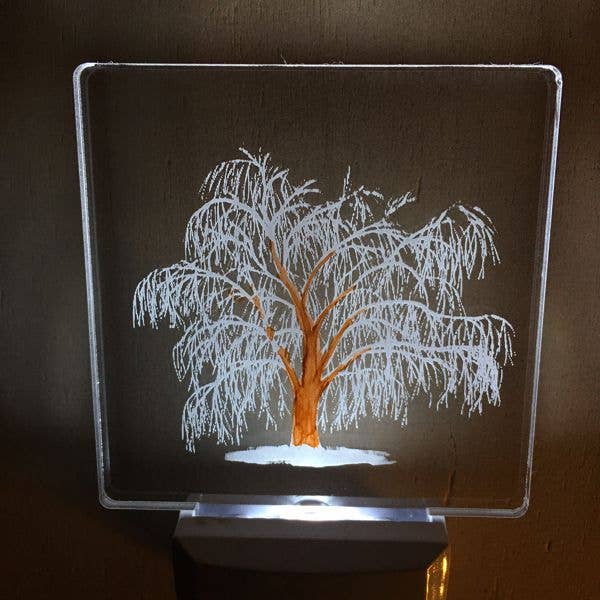 Nachtlicht aus verschneiter Weide für den Großhandel von Art of lamp