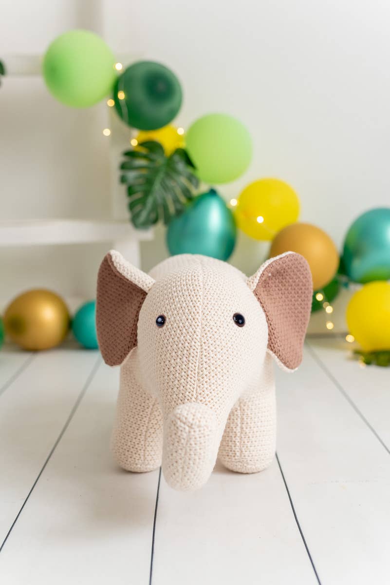 Crochetts - Venta al por mayor Peluche - Niños y bebés - PELUCHE ELEFANTE BUBA 100% ALGODÓN0