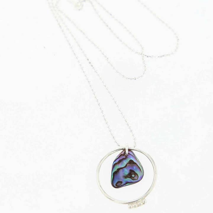 Paua bubbles necklace for wholesale by Anaïs BEARD
