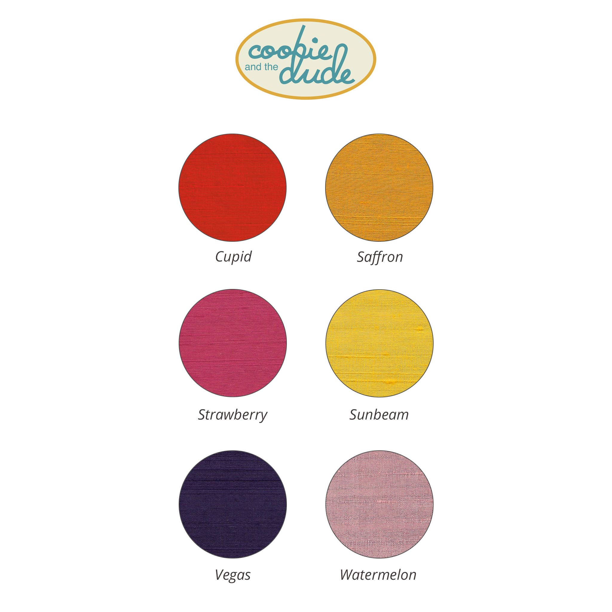 Cookie & the Dude - Wholesale Fashion Headband - Women's - Dupioni Silk - Warm Palette - Side Bow Headband2