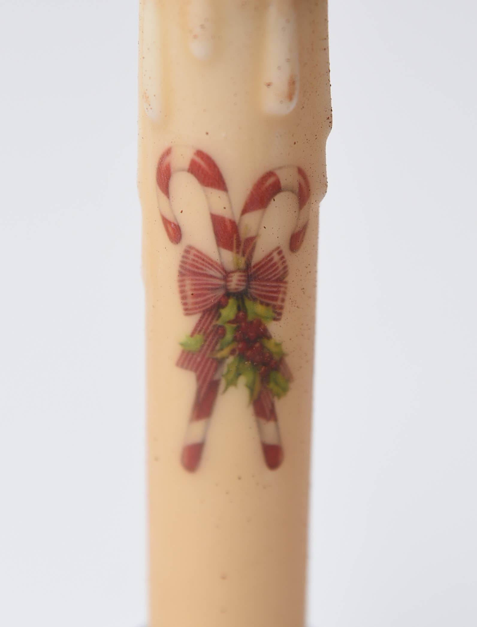 LMS Wholesale - Wholesale Flameless Candle - Candy Cane LED Timer Taper Candle4