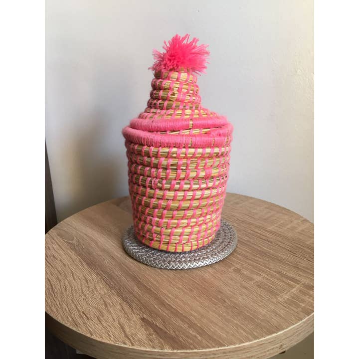 marrakeshop - Wholesale Basket - Moroccan Handwoven Berber Pot Basket14