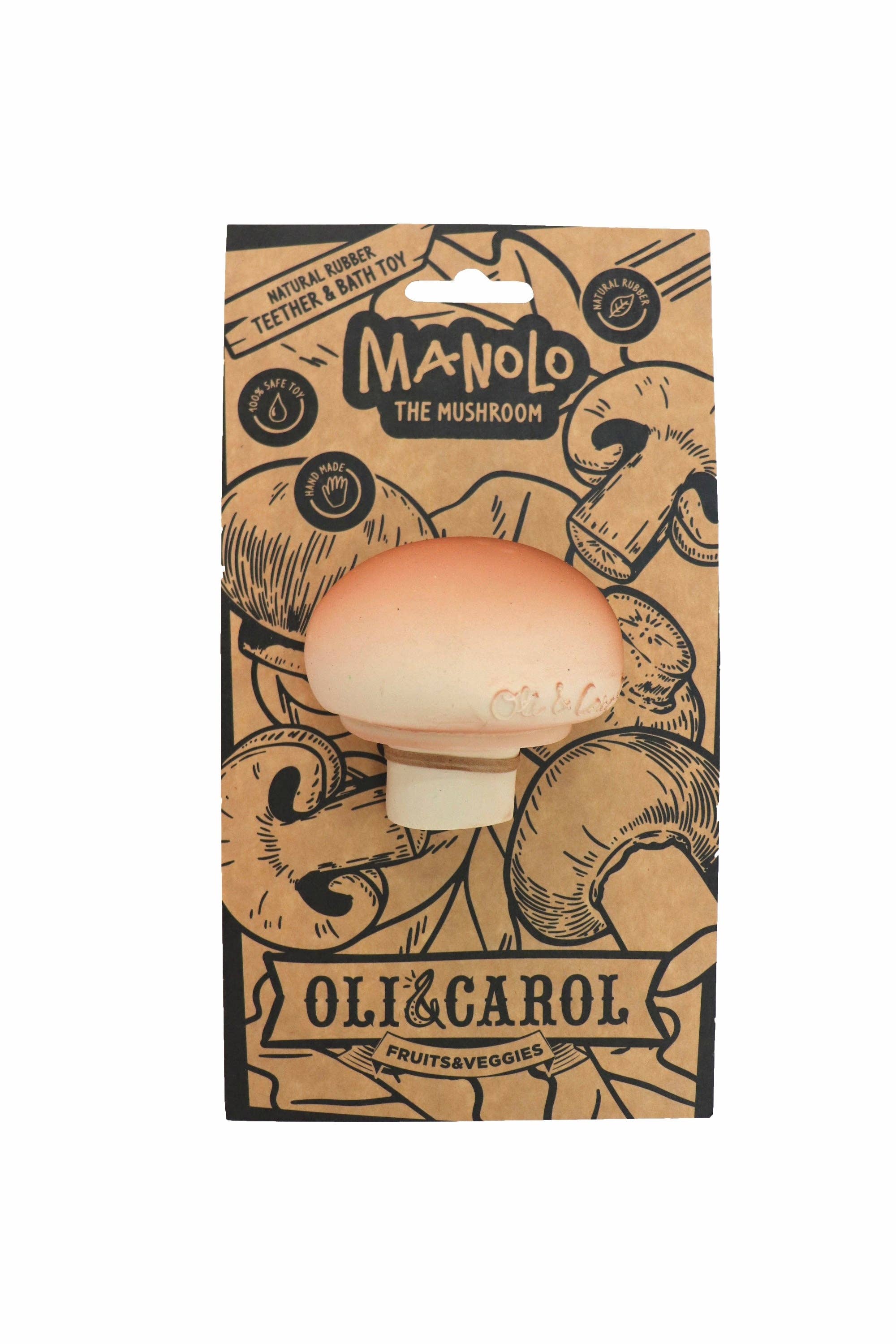 Oli & Carol - Wholesale Bath Toy - Baby - Manolo the Mushroom1