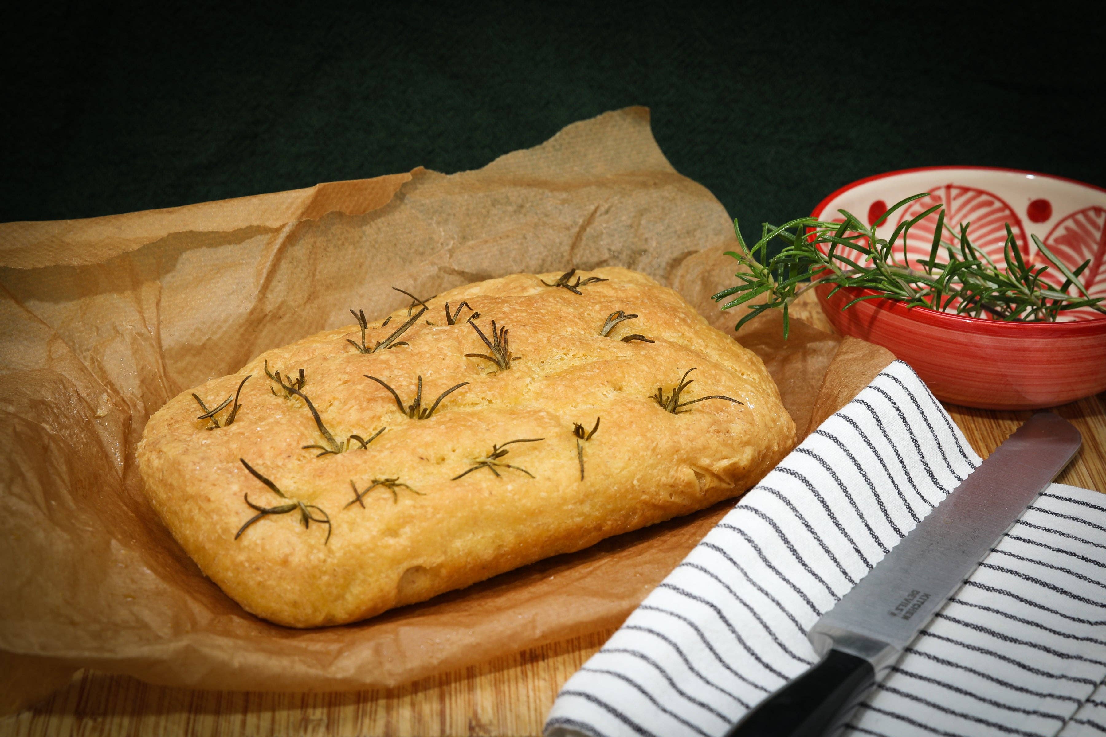 Hungry Scarecrow Ltd - Wholesale Bread Mix - Gluten- Free Italian style Focaccia Bread Mix5