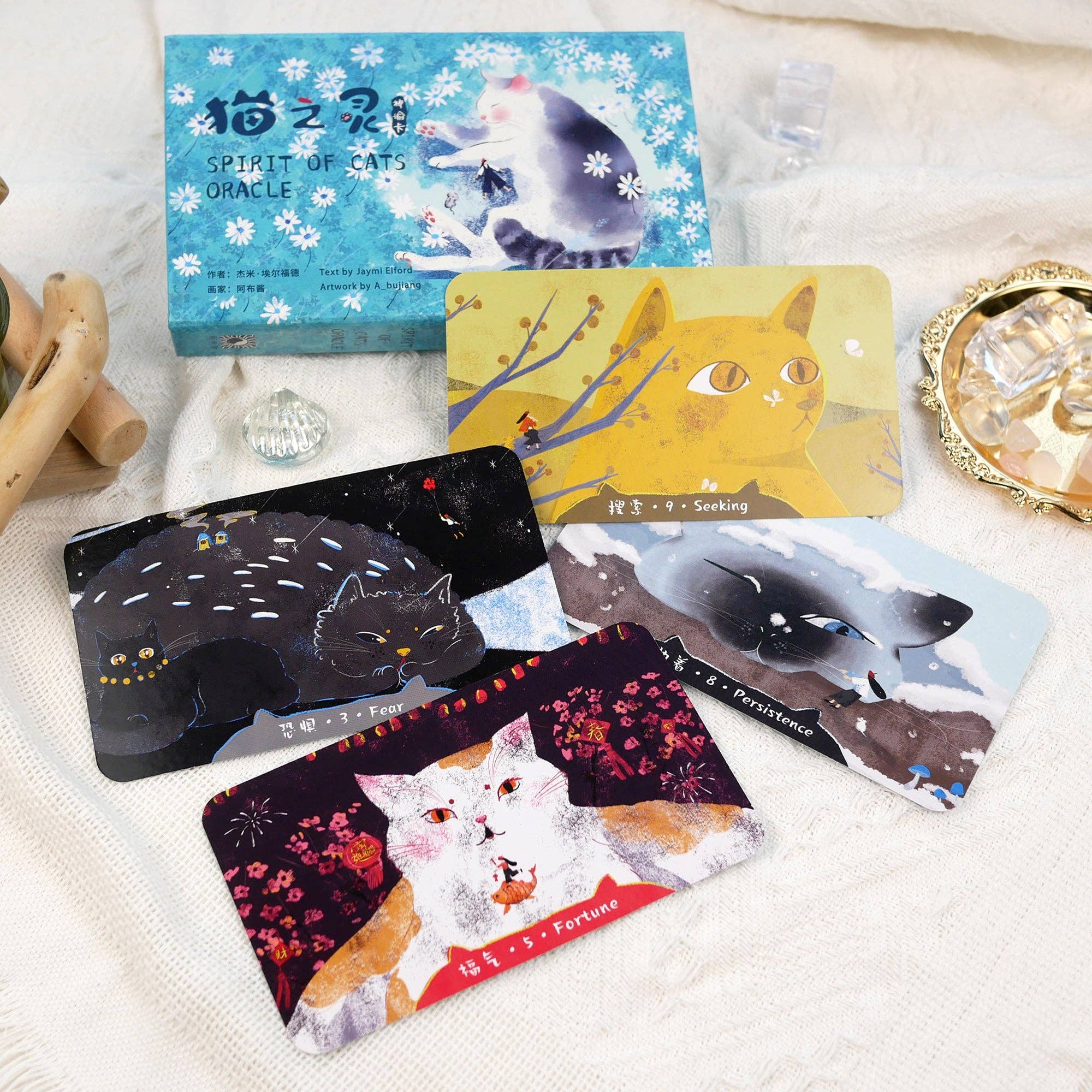 Vermilion Collection – wholesale Tarot cards – Spirit of Cats Oracle3