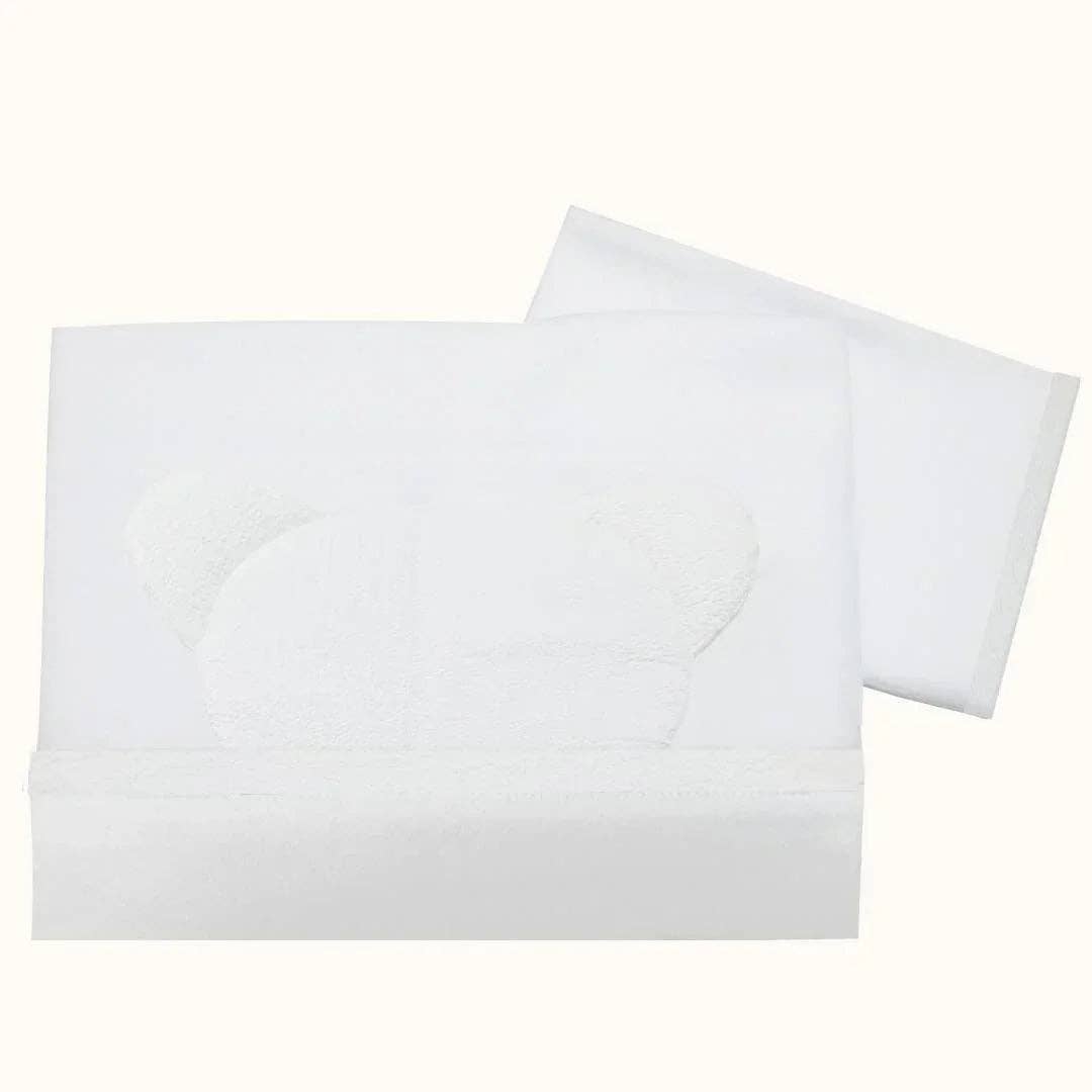 Teddy White Sheet Set for wholesale on Faire0