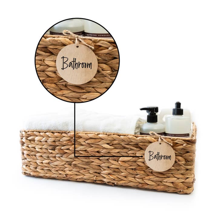 Savvy & Sorted - Wholesale Gift Tag - Wood Tags with Jute String