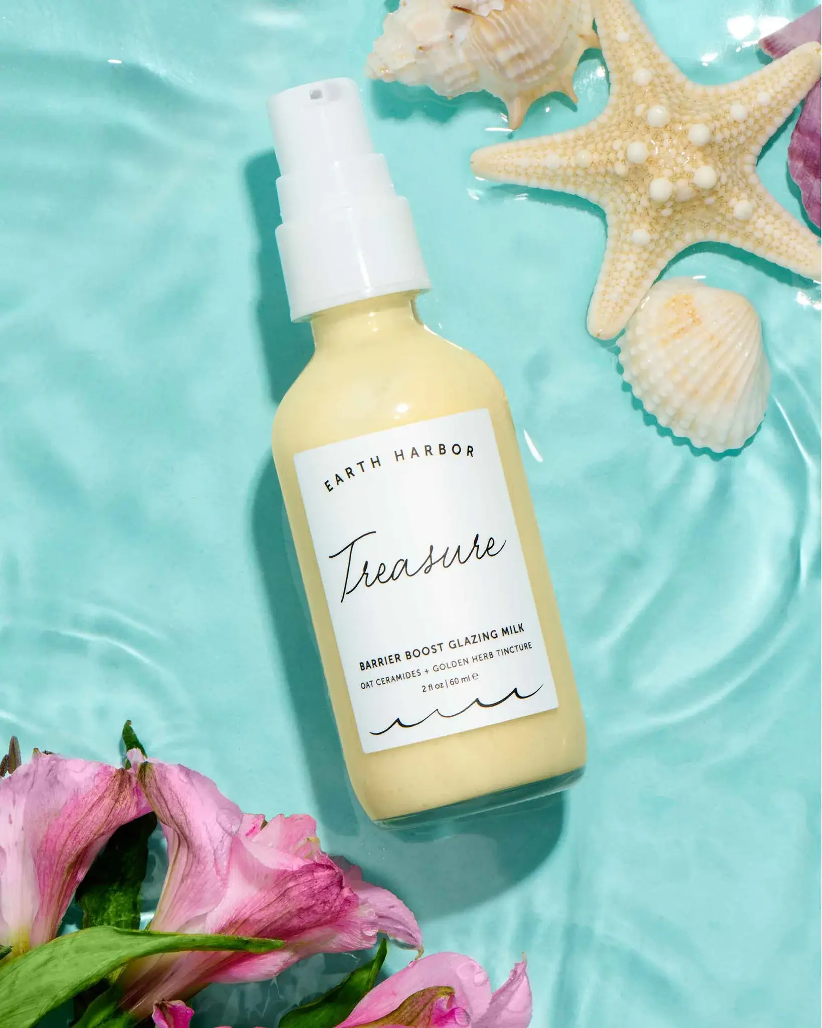 Earth Harbor Naturals - Vente Crème hydratante pour le visage - Treasure Barrier Boost Lait Éclatant3