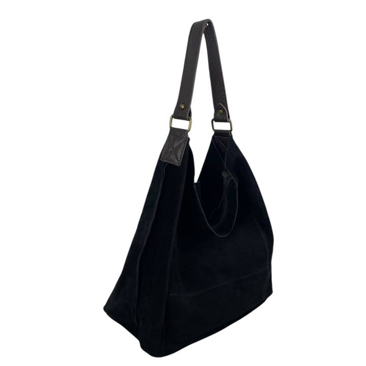 Chenson & Gorett - Wholesale Shoulder bag – women's - Large Suede Leather Hobo Bag for Women.