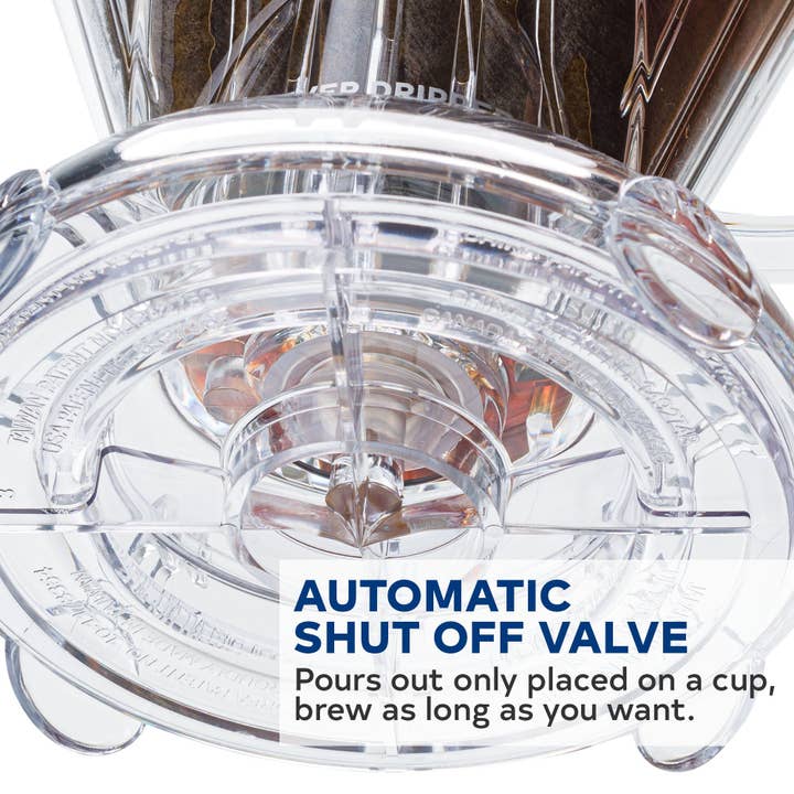 Sable Brew - Wholesale Pour Over & Dripper - Clever Coffee Dripper and Filters, Large 18 oz (Peacock Blue3