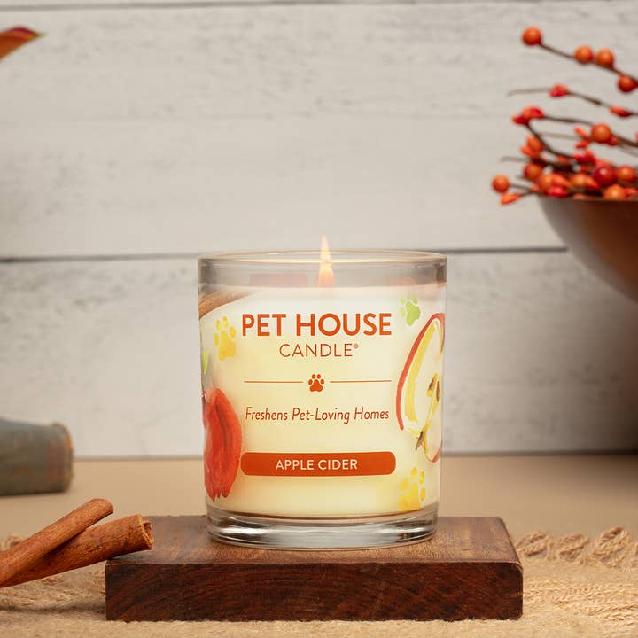 Pet House by One Fur All - Wholesale Jar/Filled Candle - Apple Cider 9 oz Candle for pet-loving homes2