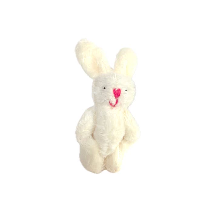 The Gifted Rat - Wholesale Stuffed/Plush Toy - Kids & Baby - Miniature Plush Bunny Rabbit White3