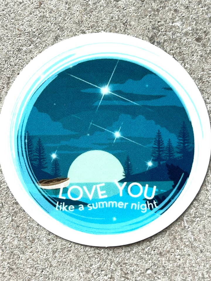 Te quiero como una pegatina de una noche de verano para venta al por mayor de Live Inspired 365