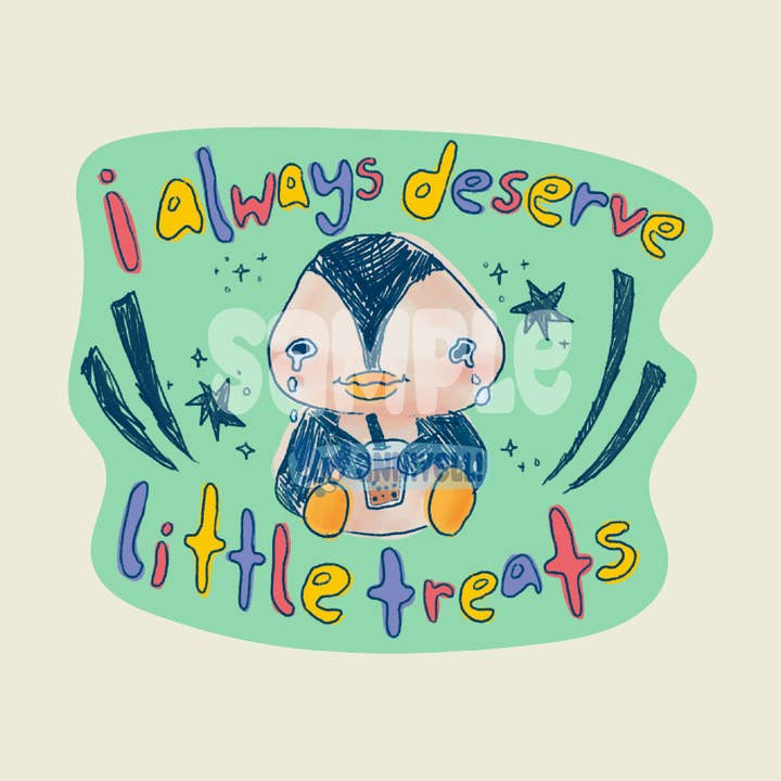 anniyell - Wholesale Sticker - always deserve little treats Die-Cut Sticker