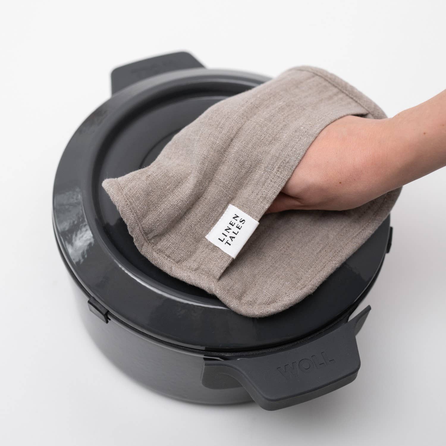 Linen Tales (We cover U.S. import duties) – Großhandel Ofenhandschuh/Topfhalter – Naturlicher Leinen-Topflappen1