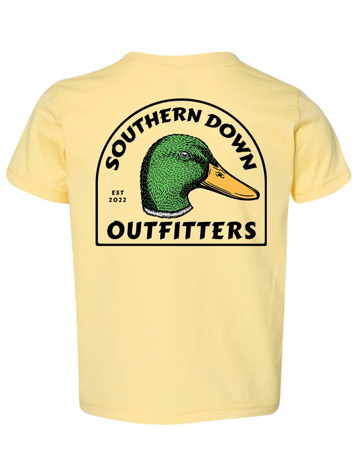 Southern Down Outfitters - Wholesale Screen-printed t-shirt – Kids - Mallard Duck Head Toddler Tee2