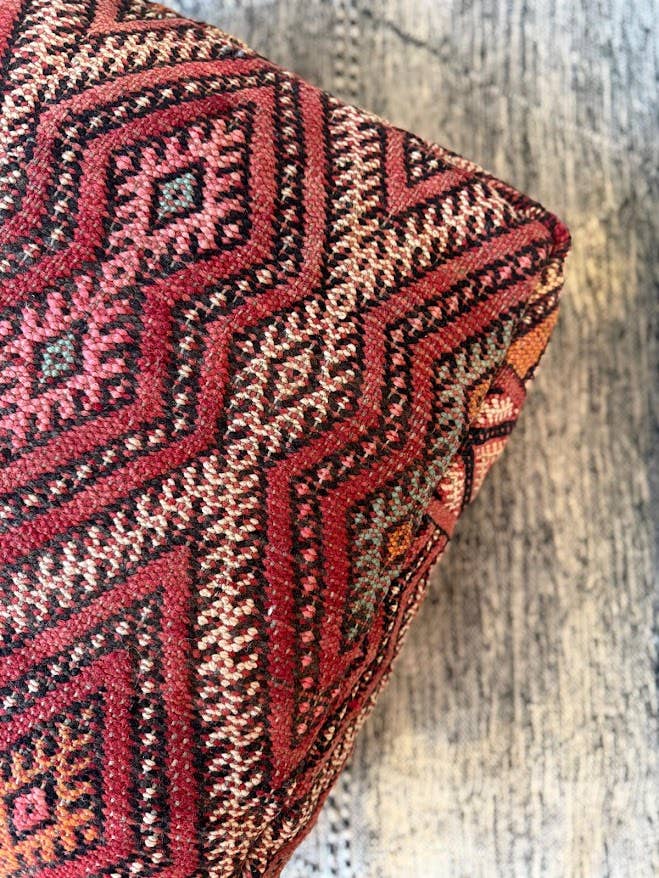 NOMAD BY LIV - Wholesale Floor Pillow - Vintage Kilim Floor cushions, Upcycled, Colorfull, wool5