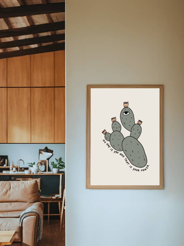 ingen er dig kaktus | 12 x 18 print for engroshandel hos Ramble & Company