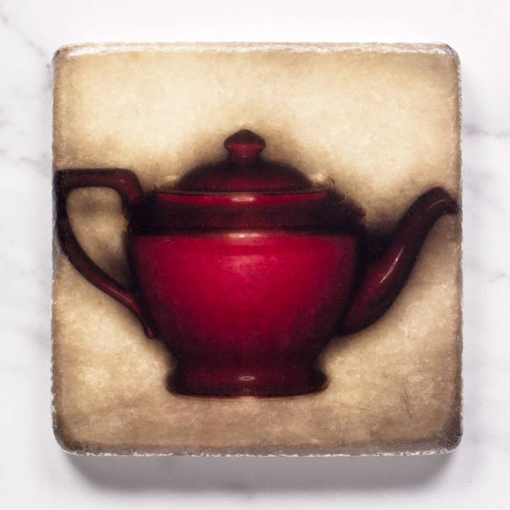 Vintage Red Hall Teapot for wholesale by StellaLily