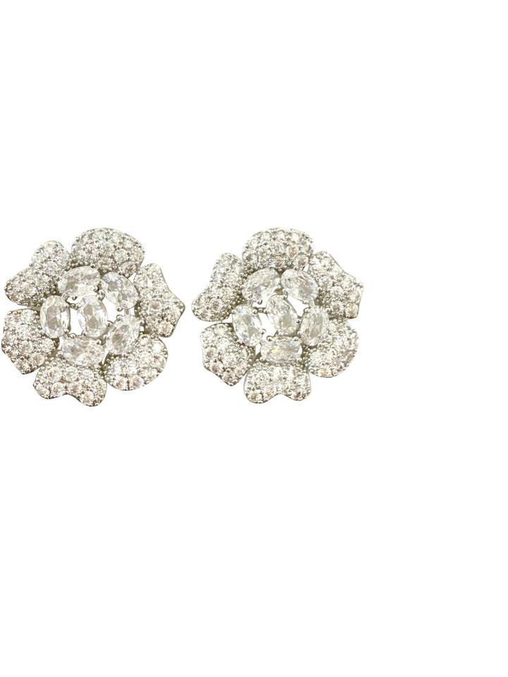 Merritt Silverblomma Örhänge för wholesale av Gemelli