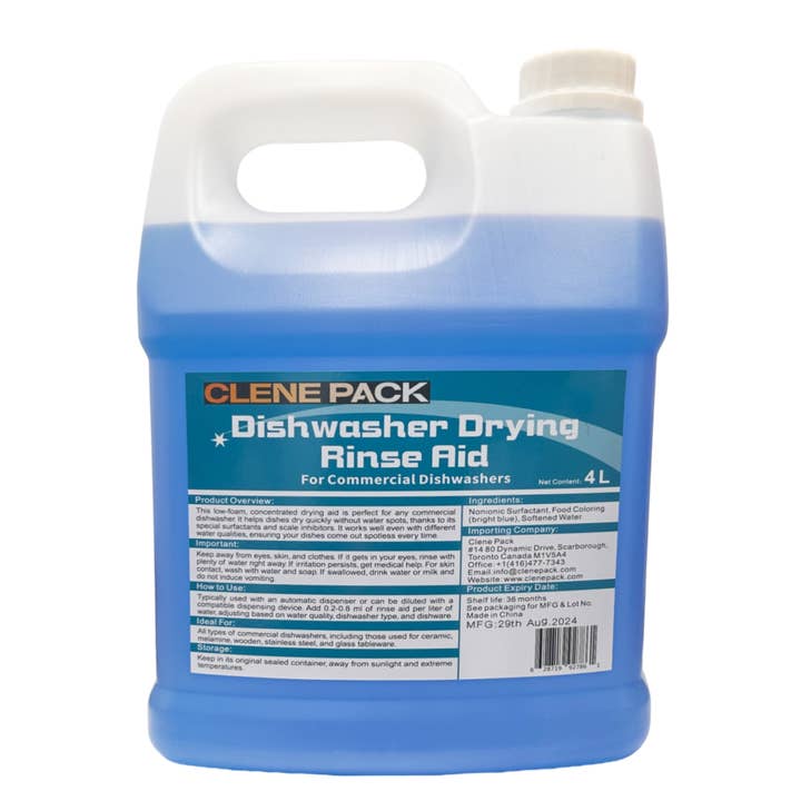 Clene Pack - Vente Produit vaisselle - Détergent et agent de rinçage pour lave-vaisselle commercial CLENE PACK4