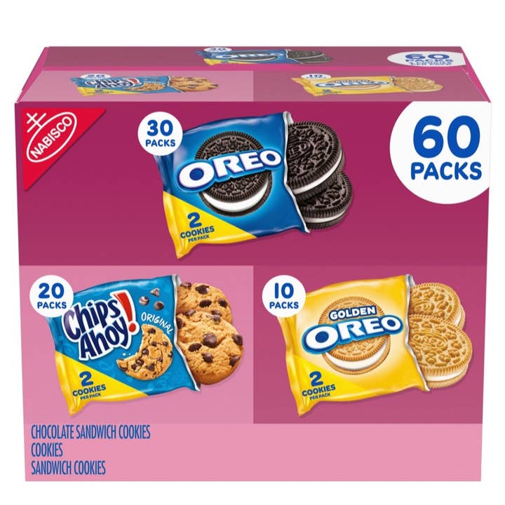 Majestic Wholesale - Wholesale Cookie - Nabisco Sweet Treats Variety Pack, 60 pk.