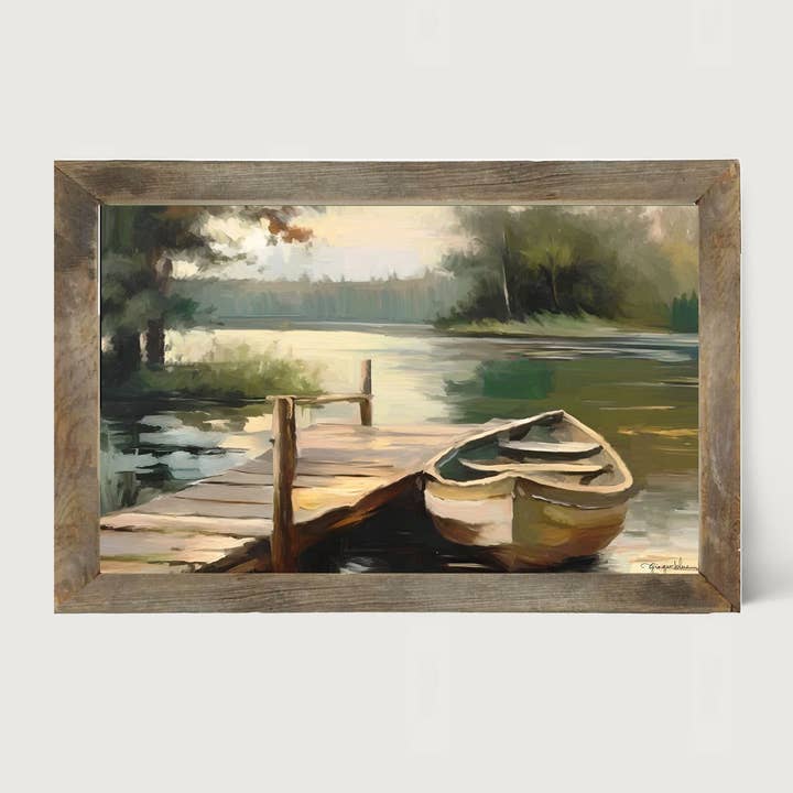 Dockside View - Horizontal Frame for wholesale by ginger blue