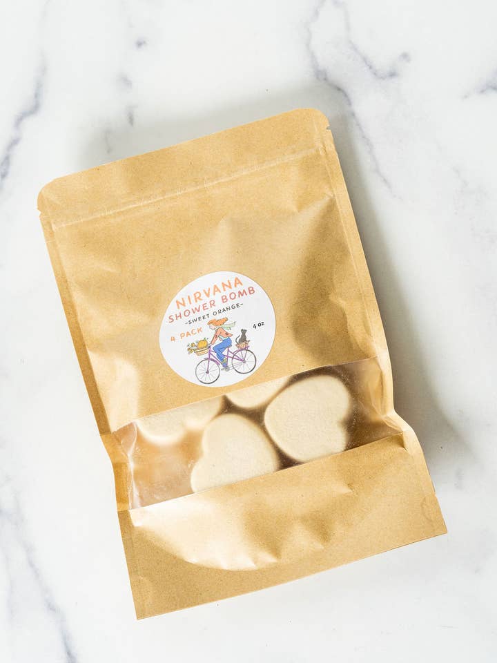 Shower Bomb 4 Pack: Nirvana for wholesale by Granola Girl Skincare