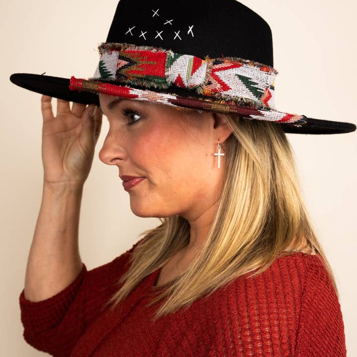 Wholesale Accessory Market - Wholesale Fedora - Women's - Be Clever Bozeman Black Felt Fedora1