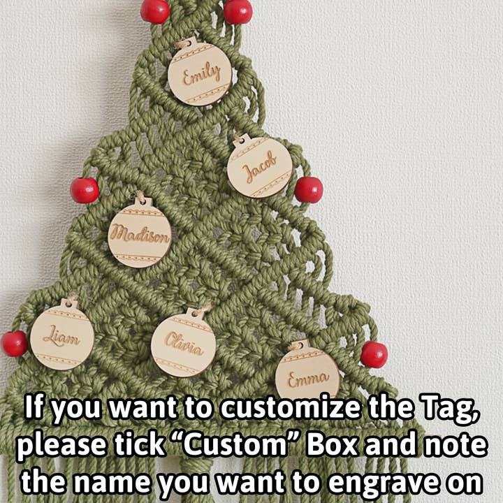 BeanDaikon - Wholesale Christmas Decoration - Macrame Christmas Tree X13
