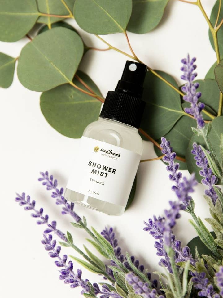 Evening Shower Mist | Spray doccia aromaterapico per mamme per la vendita all'ingrosso da parte di Sunflower Motherhood