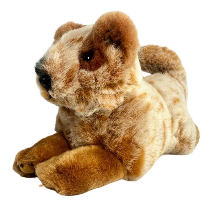 Bocchetta Plush Toys – Peluche - Cão por atacado – Flame - Cão de Gado - 28cm mole, Vermelho6