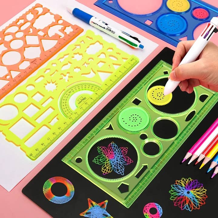 Surtido Plantillas de dibujo con espirógrafo, juguete para manualidades, a granel de venta al por mayor en Faire