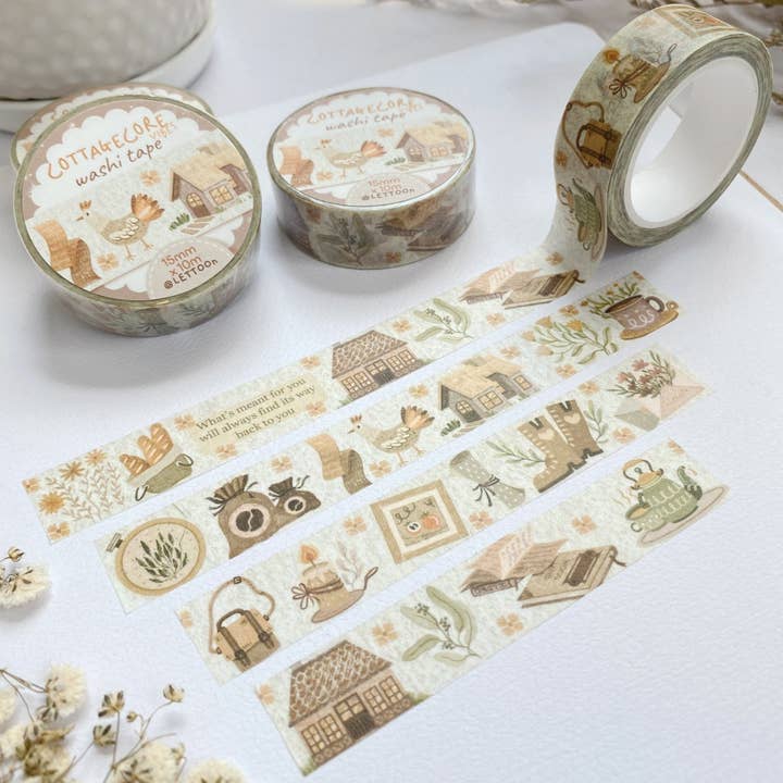 Washi-Tape - Cottagecore-Vibes für den Großhandel von Lettoon