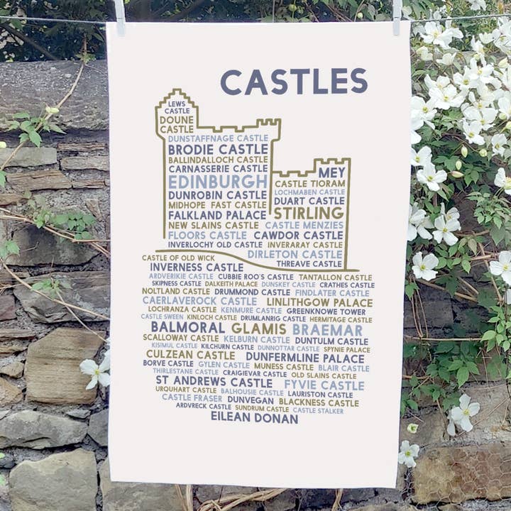 Ingletop - Wholesale Tea Towel - Castles Tea Towel1